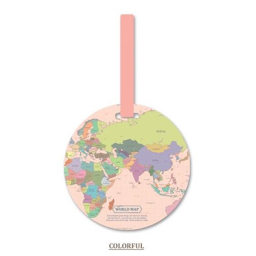 Fashionable Map Luggage Tag