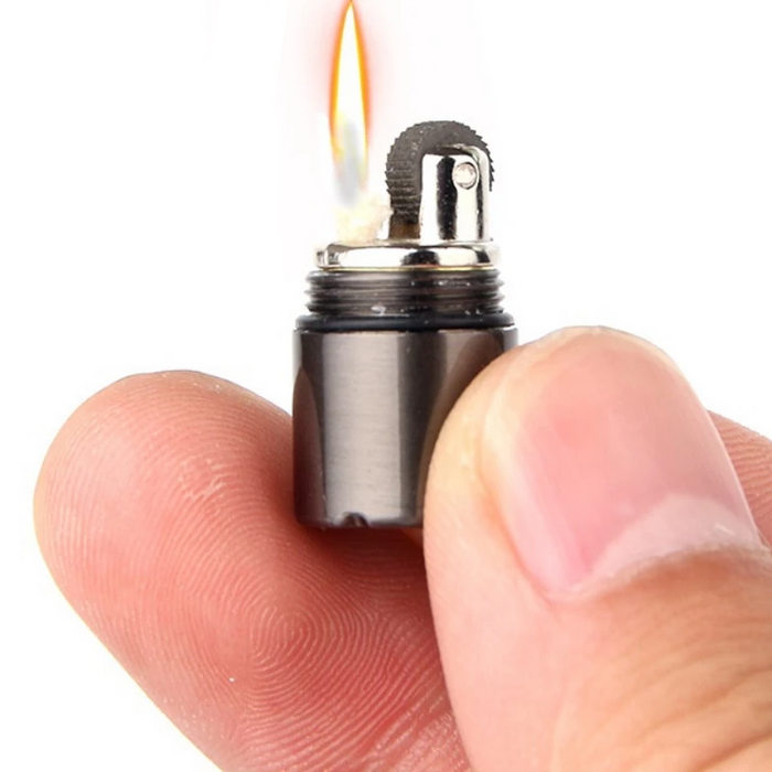 Mini Compact Kerosene Petrol Keychain Lighter