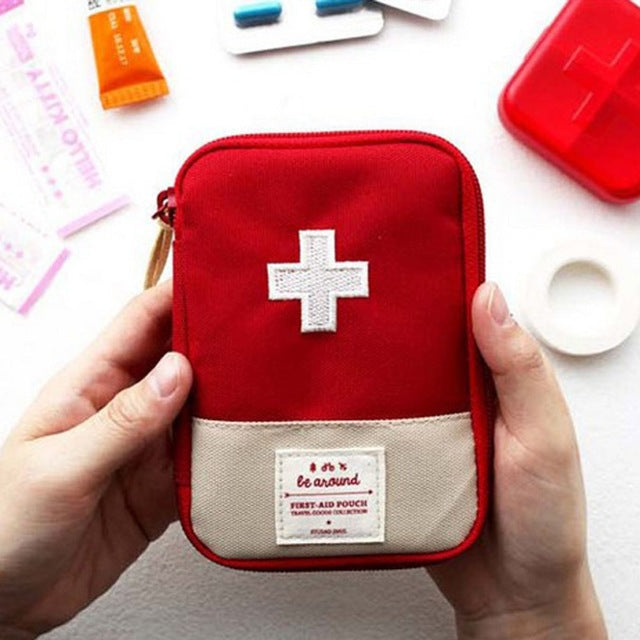 Portable First Aid Emergency Medicine Bag